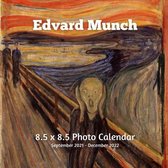 Edvard Munch 8.5 X 8.5 Calendar September 2021 -December 2022