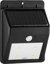 Solarlux solar-buitenlamp bewegingsmelder 4 LED warmwit kabelloos