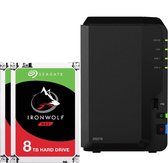 Synology DS218 Ironwolf 16TB (2x 8TB) - NAS