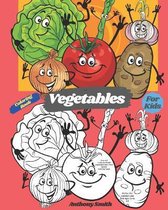 Vegetables Coloring Book For Kids