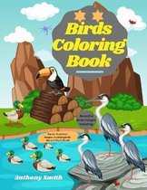 Birds Coloring Book: Beautiful Birds Designs Including