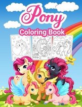 Pony Coloring Book for Kids