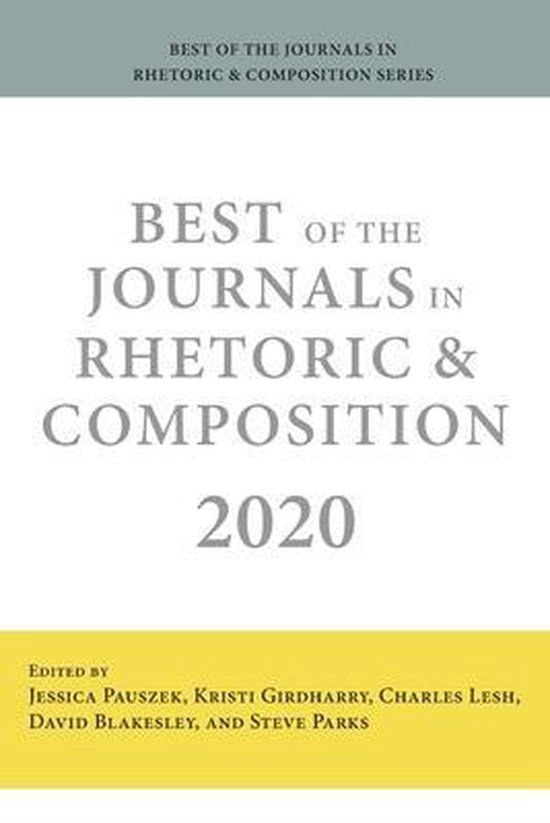 Best of the Journals in Rhetoric and Composition 2020 - cover