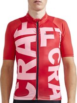 Craft Adv Endurance Graphic Jersey Fietsshirt - Maat L  - Mannen - rood - roze