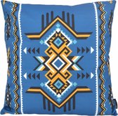 Ibiza Petrol / Blauw Kussenhoes | Outdoor / Buiten | Katoen / Polyester | 45 x 45 cm