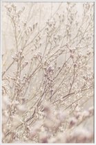 JUNIQE - Poster met kunststof lijst Chilly Morning -13x18 /Bruin &