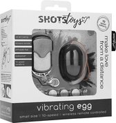 10 Speed Remote Vibrating Egg - Small - Black
