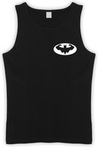 Zwarte Tanktop met “  Power Badman " print size M