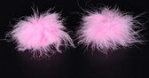 Tepelcover roze pluimpjes | Versiering - Sexy - Sticker