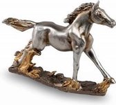 Paard - 15 cm - Polyserin - 15cm - Antiek zilver