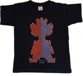 Anha'Lore Designs - Clown - Kinder t-shirt - Navy - 7/8j  (122-128)