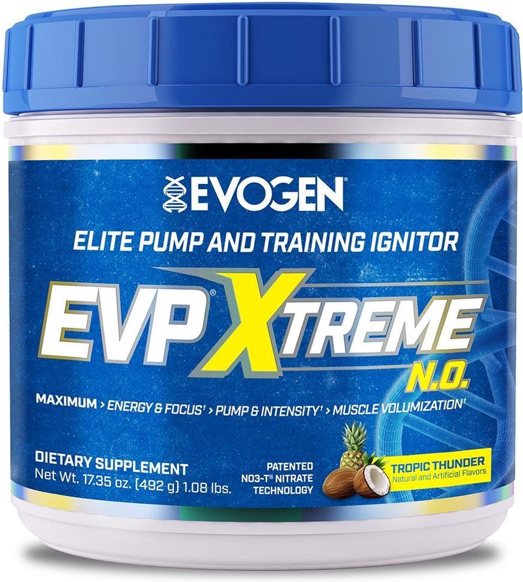 Evogen Nutrition - EVP-Xtreme Tropic Thunder 40 porties - Pre Workout - Sportsupplement
