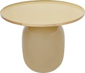 Bijzettafel Rond Art Deco 525 Goud Khaki MetaalDefault.