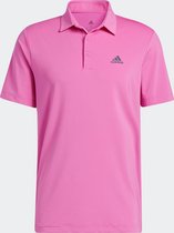 Adidas Ultimate365 Solid Left Chest Polo Shirt Heren Roze - Maat L