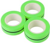 Set magneetringen - fidget toy - stressringen - groen