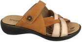 Westland -Dames -  cognac/caramel - slippers & muiltjes - maat 38