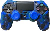 Siliconen controller hoes - Blauw - Geschikt voor Playstation 4