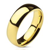 Ring Heren - Ringen Mannen - Ring Dames - Ringen Dames - Ringen Vrouwen - Goudkleurig - Gouden Ring - Ring - Ringen - Heren Ring - Mannen Ring - Glimmende Look - Florid