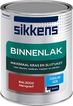 Sikkens Binnenlak - Verf - Zijdeglans - Mengkleur - RAL3002 - 1 liter