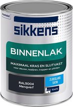 Sikkens Binnenlak - Verf - Zijdeglans - Mengkleur - RAL5004 - 1 liter