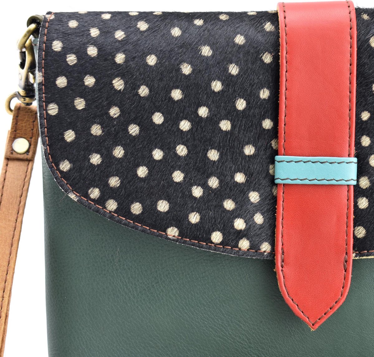 Soruka leren tas schoudertas polstas Soruka Pulse bol