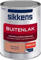 Sikkens Buitenlak - Verf - Hoogglans - Mengkleur - RAL3012 - 1 liter