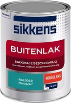 Sikkens Buitenlak - Verf - Hoogglans - Mengkleur - RAL5018 - 1 liter