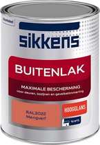 Sikkens Buitenlak - Verf - Hoogglans - Mengkleur - RAL3022 - 1 liter