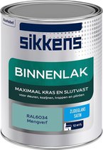 Sikkens Binnenlak - Verf - Zijdeglans - Mengkleur - RAL6034 - 1L