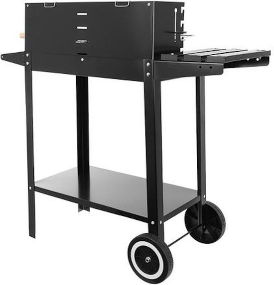 EASTWALL Barbecue trolley - mobiel - met zijtafel - RVS — afbeelding 5