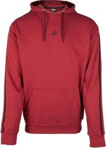 Gorilla Wear Banks Oversized Hoodie - Bordeauxrood/Zwart - L