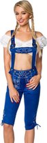 Dirndline Kostuum broek -S- Embroidery Oktoberfest Blauw