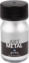 Hobbyverf Metallic, zilver, 30 ml/ 1 fles