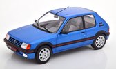 Peugeot 205 GTI 1.9 Blauw Metallic 1-18 Solido