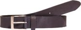 Heren riem leer 3,5 cm Zwart, bandmaat 085
