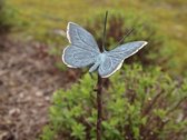 Metalen tuinsteker - tuindecoratie - Vlinder