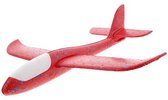 Zweefvliegtuig XL - Rood - Foam - Speelgoed - Leeftijd 5+