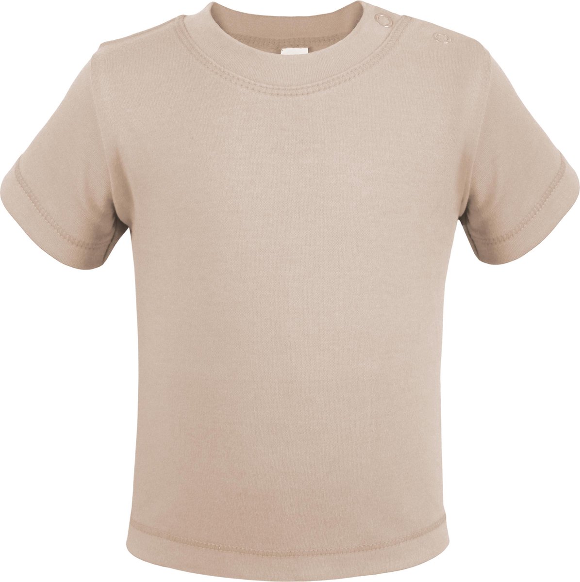 Link Kids Wear baby T-shirt met korte mouw - Ecru- Maat 74-80