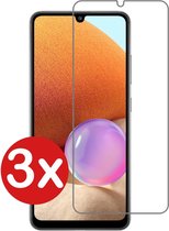 Samsung A32 5G Screenprotector Glas - Samsung Galaxy A32 5G Screenprotector Tempered Glass Gehard - 3 PACK