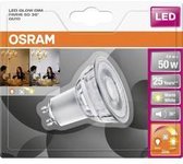 OSRAM LED-lamp Energielabel A+ (A++ - E) GU10 Reflector 4.6 W = 50 W Warmwit (Ø x l) 50 mm x 54 mm GLOWdim, Dimbaar 1 stuk(s)