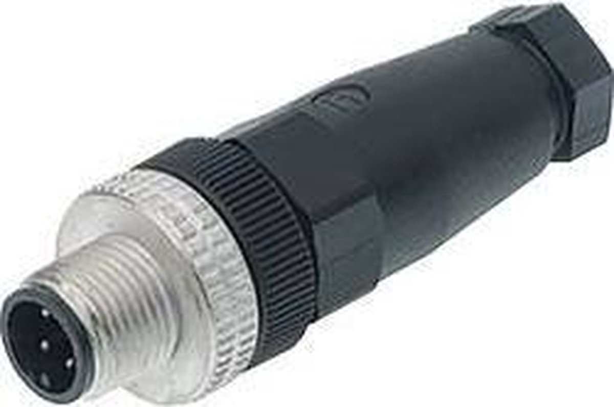 Image of Hirschmann 933 098-100-1 Sensor/actuator connector, niet geassembleerd M12 Aantal polen (sensoren): 4 Stekker, recht 1