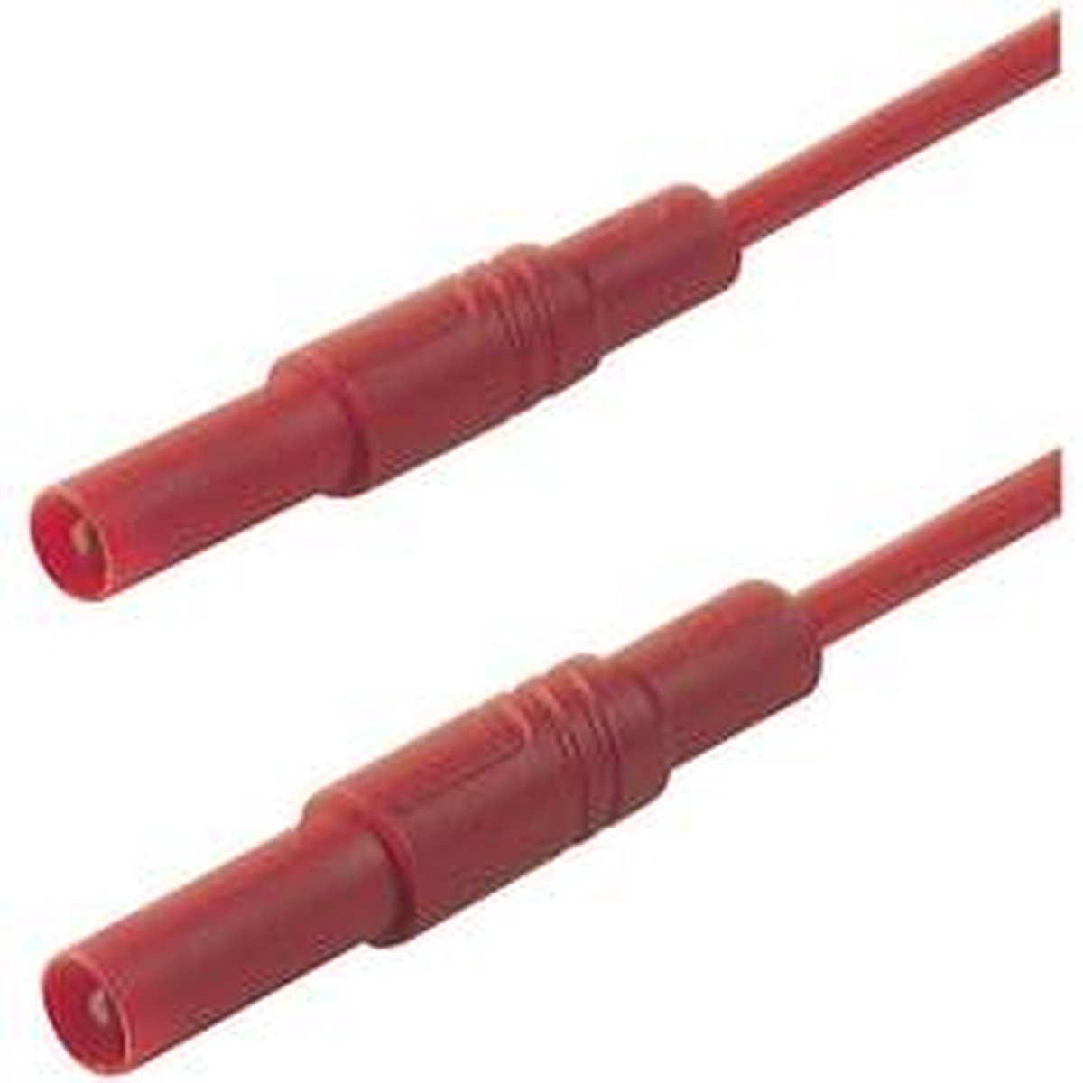 SKS Hirschmann MLS GG 200/1 rt Veiligheidsmeetsnoer Banaanstekker 4 mm Banaanstekker 4 mm 2.00 m Rood 1 stuk(s)