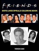 Friends Dots Lines Spirals Coloring Book