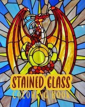 stained glass coloring book