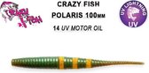 Crazy Fish Polaris  - 10 cm - 14 - UV motor oil - floating