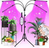 Fuegobird GTS-45 LED Kweeklamp - Groeilamp voor Planten - Afstandsbediening - Tripod Statief - Hoogte statief 90-160 cm - Automatisch Timer 4-8-12 uur