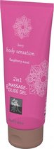 SHIATSU Massage & Glide Gel 2 in 1 Raspberry - Lubricants - Massage Oils