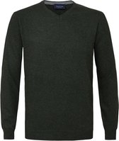 Profuomo Pullover V-hals Wol Groen (PPRJ3A0127)N