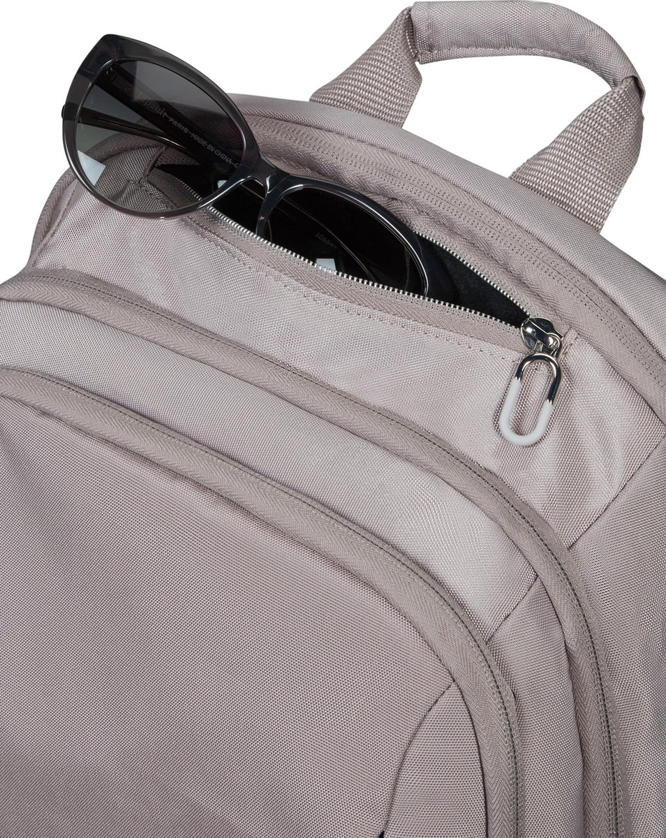 Samsonite Guardit Classy 2.0 - Dames Laptop Rugzak 14,1 (40 cm) - Business & School Rugzak met Flessenhouder, Ergonomisch - 17,5L - Grijs (Stone Grey