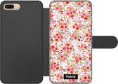 Wallet case - geschikt voor iPhone 7 Plus - Floral N°7